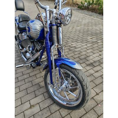 Harley-Davidson CVO Softail Springer 2009  – Niebieski Płomienie